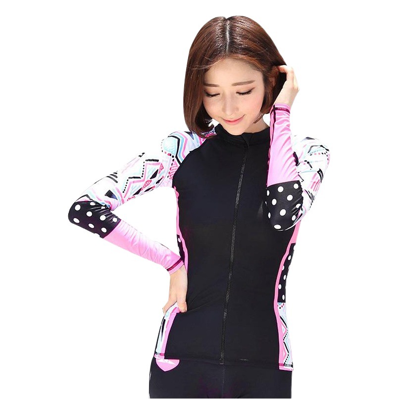 Diving suit women's snorkeling suit swimsuit split sunscreen swimming trunks surfing suit long sleeve swimsuit women's Korean swimwear wholesale