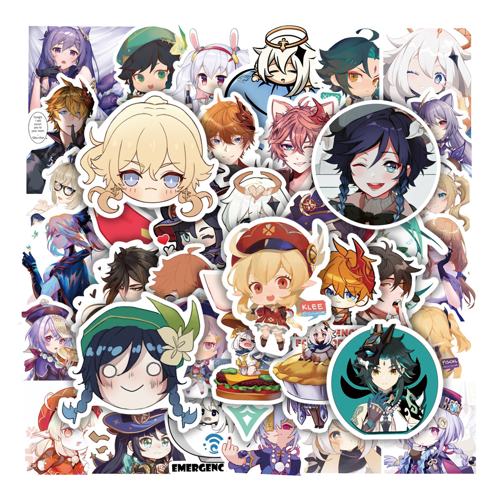 Picture of 50 New Original God graffiti stickers electric car bicycle water cup computer notebook electric car stickers stickers
