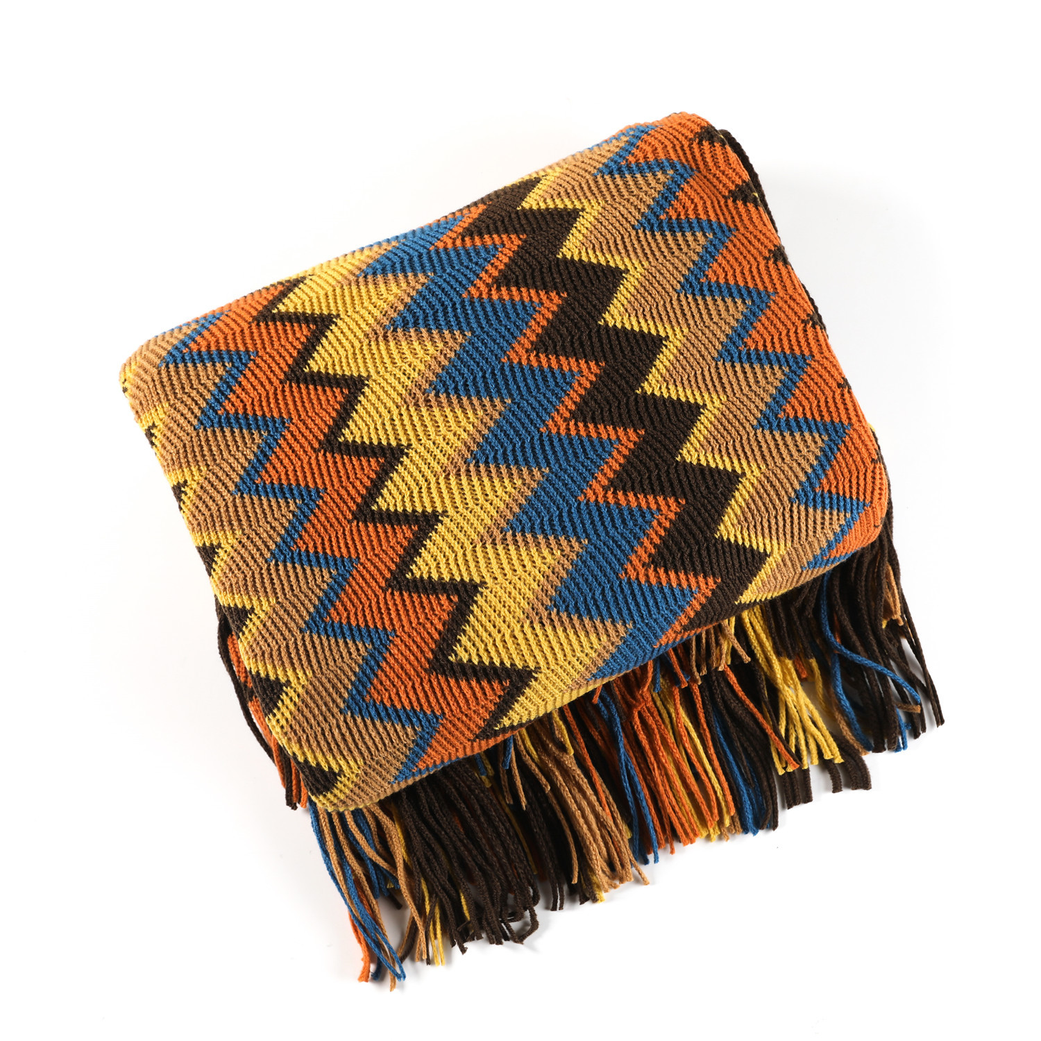 Picture of Bohemian Sofa Blanket Cover Blanket Blanket Summer Knitted Blanket Office Nap Blanket Air Conditioning Blanket Blanket