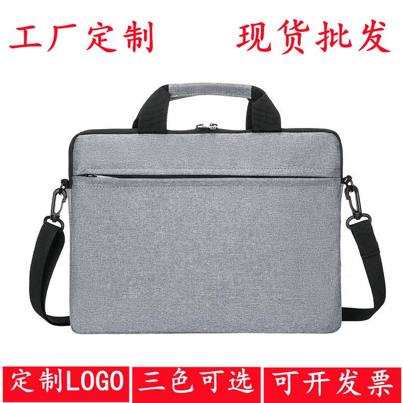 Computer Bag Portable Women's Computer Sleeve Bag ins Shoulder Bag Canvas Bag ipad Bag Laptop Bag
