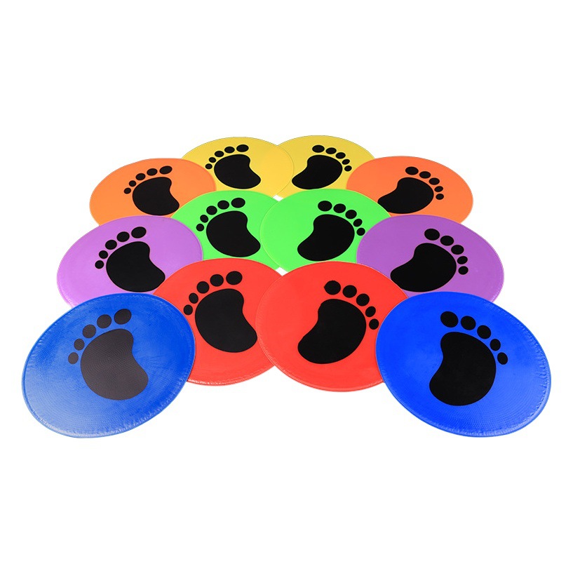 Picture of 23cm Landmark Mat Handprint Footprint Sensation Interesting Training Mat Plane Logo Plate Kindergarten Parent-Child Activity Equipment