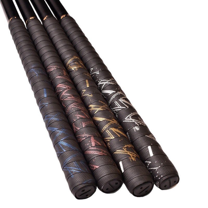 Cross-Border Exclusive Supply of Anti-Slip Hand Grips, Anti-Slip Tape, Pu Fishing Rod Wraps, Fishing Rod Straps, Wholesale Badminton Rackets
