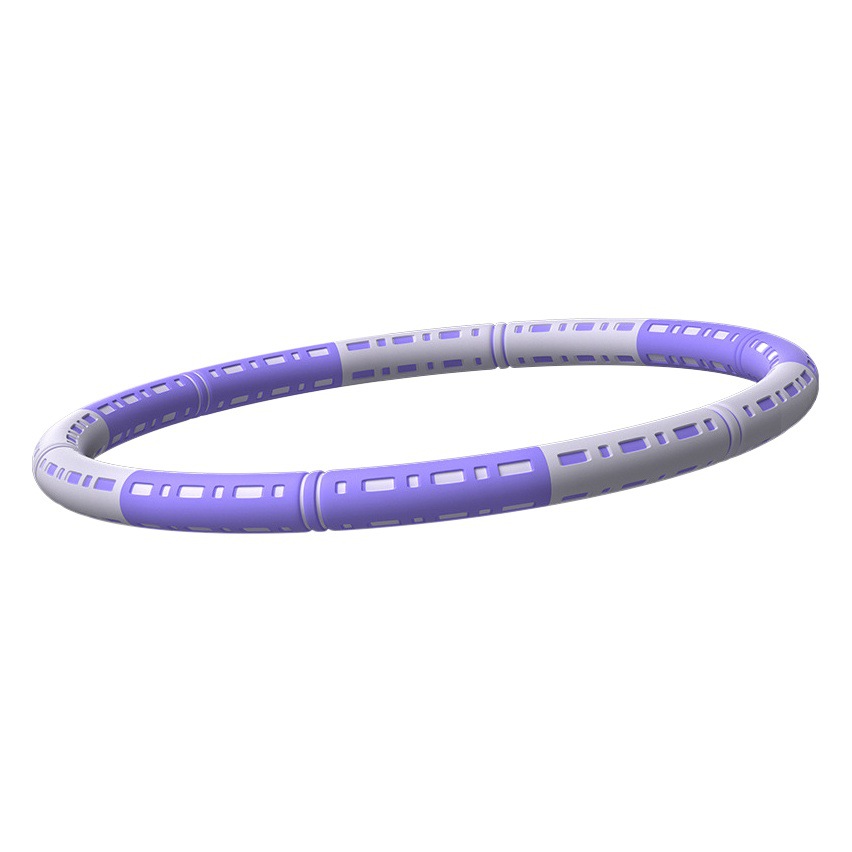 Hula Hoop with 6 Detachable Sections, Adjustable Weight, for Weight Loss, Waist Training, and Slimming the Belly