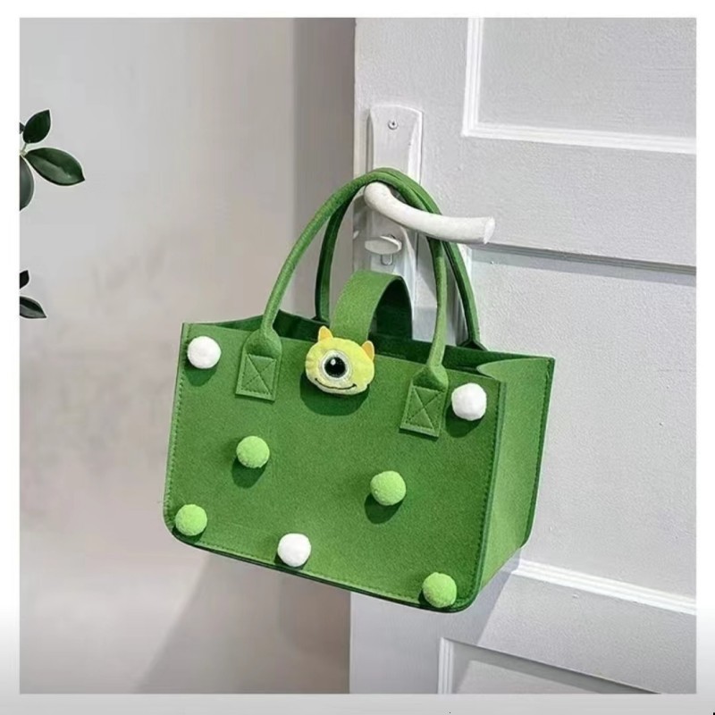 Picture of Handbag Tote Bag Mid-Autumn Festival Cartoon Felt Bag Souvenir Small Bag Baby Full Moon Banquet Bag Mid-Autumn Festival Souvenir