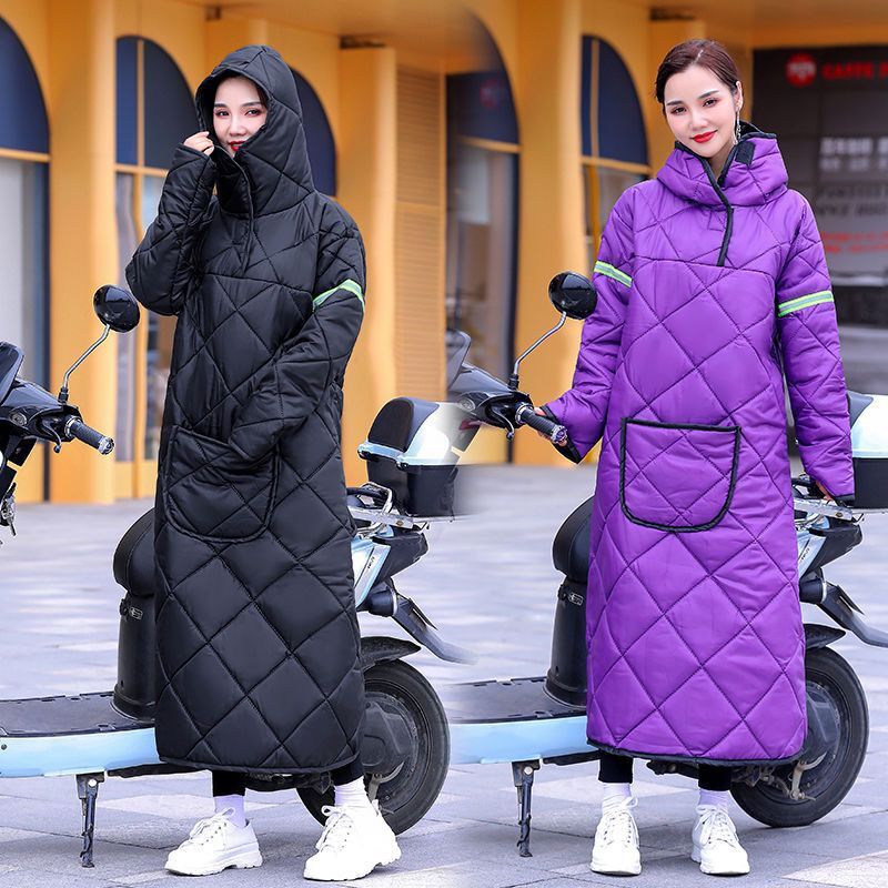 Outdoor Windbreaker Knee Pad Super Thick Autumn and Winter Universal Double-sided New High-end One-piece Knee Waterproof Long