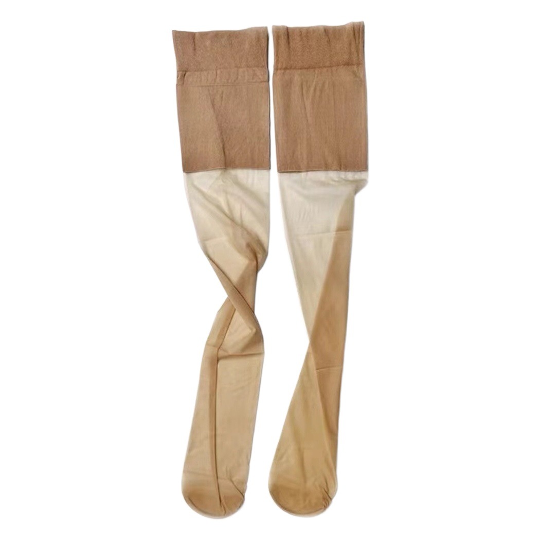 Factory wholesale knee long tube air conditioning socks women's cold leg knee cover summer thin anti-hook arbitrary cut high tube stockings