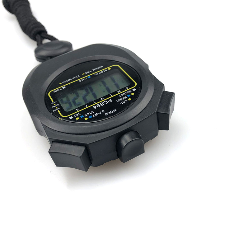 Picture of 894 Stopwatch Timer Two Running Watch Professional Referee Fitness Equipment Digital Stopwatch Waterproof Digital Watch