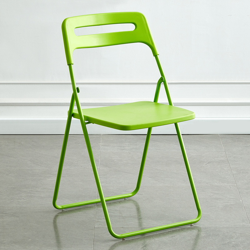 Picture of Plastic folding chair home back chair Internet celebrity photo chair dormitory dining chair conference office chair outdoor folding stool