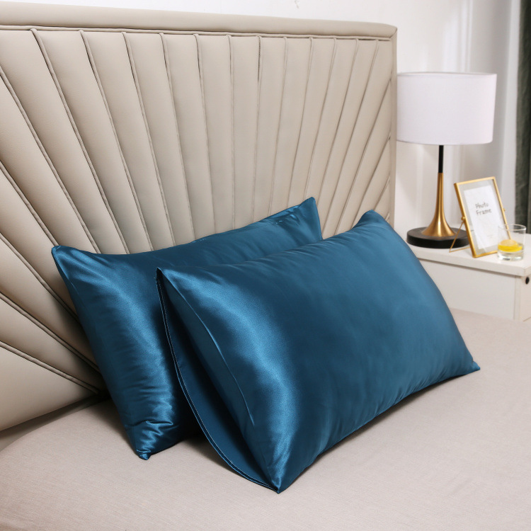 Picture of Factory Batch Cross-border AliExpress Silk Satin Ice Silk Satin pillowcase Single Imitation Silk pillowcase