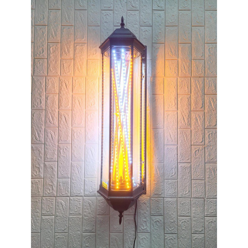 Picture of Barber shop small turn light perm foreign trade turn light barber shop brighten simple mold palace lamp light box factory maintenance