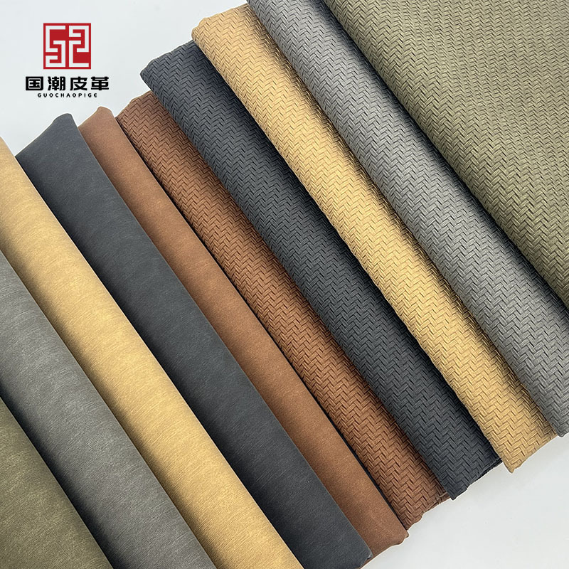 Picture of Vintage-Style Pvc Woven Fabric Embossed Lambskin-Patterned Handbags, Bags, Soft Leather Goods, Placemats, Decorative Leather