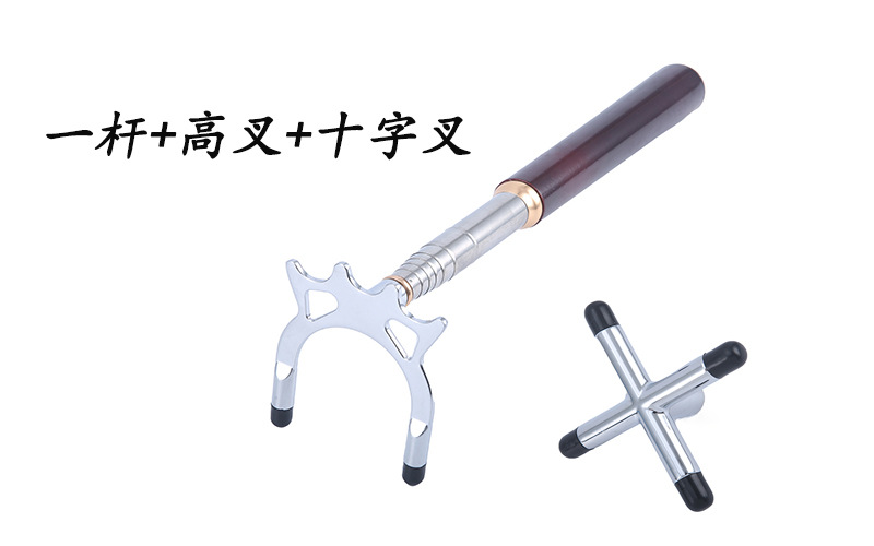 Picture of Telescopic pool cue support Telescopic frame rod Telescopic pool frame rod Billiard bridge rod Telescopic pool stick bridge Billiard support