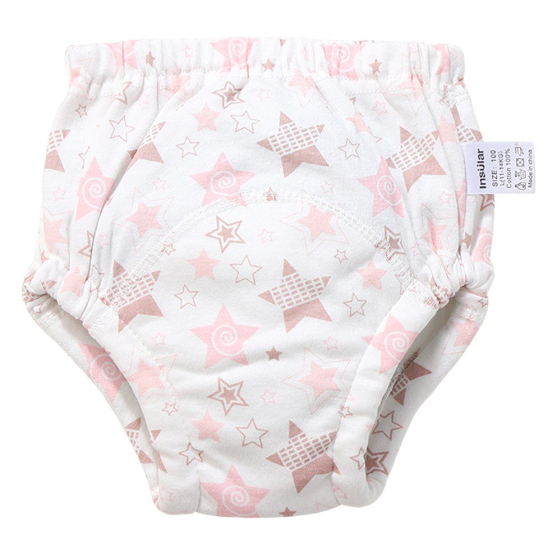 Yin Xiuli Baby Training Pants Washable 6-Layer Diaper Pants Study Pants Baby Cloth Diaper Pants Breathable Diaper Pants Cross Border