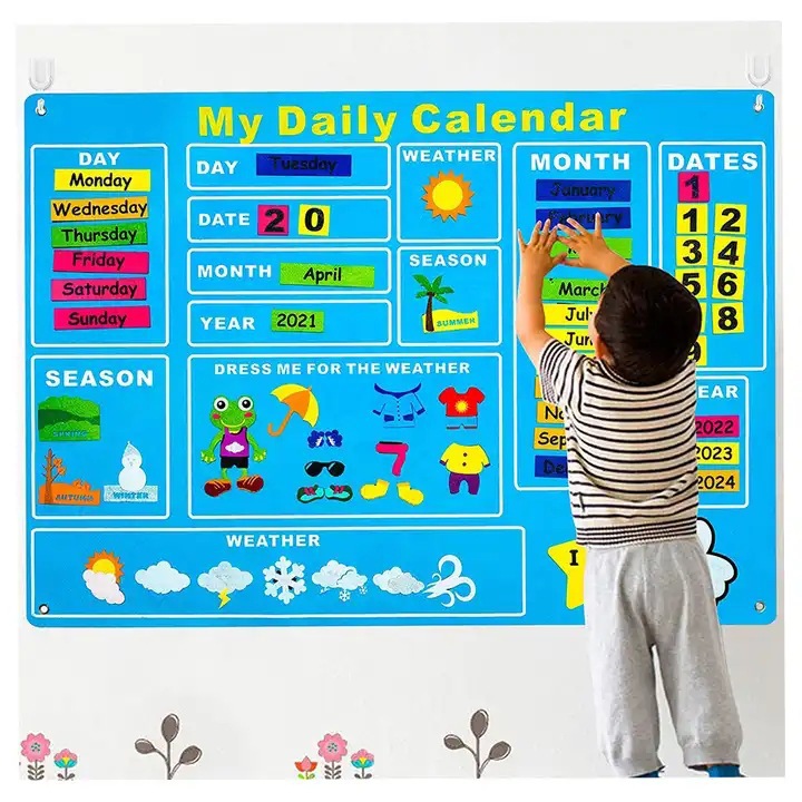 Picture of Amazon cross-border children's early education 3DIY three-dimensional felt game package storyboard learning board printing dinosaur animals