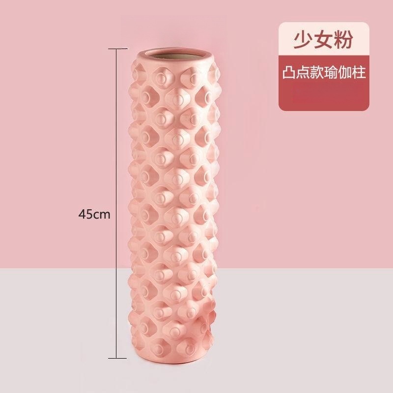 Picture of Factory sales hollow yoga column Mace EVA foam shaft muscle relaxer fitness massage stick roller barrel