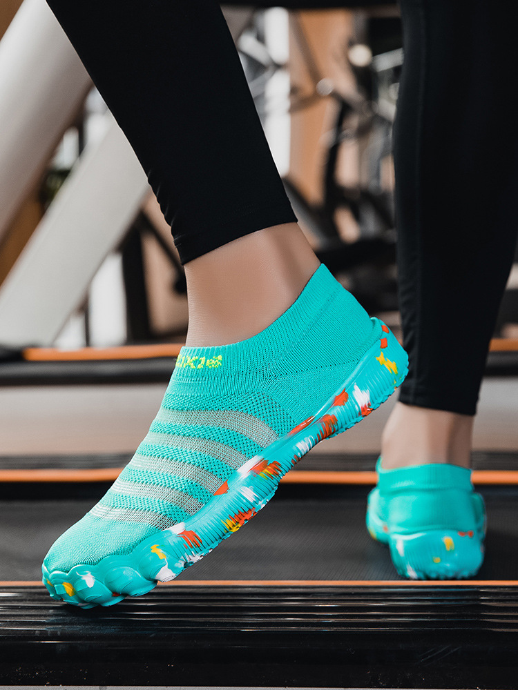 Indoor Special Fitness Shoes for Men and Women, Treadmill Shoes, Squat Soft-Soled Yoga Shoes, Non-Slip Training Sneakers, Skipping Shoes