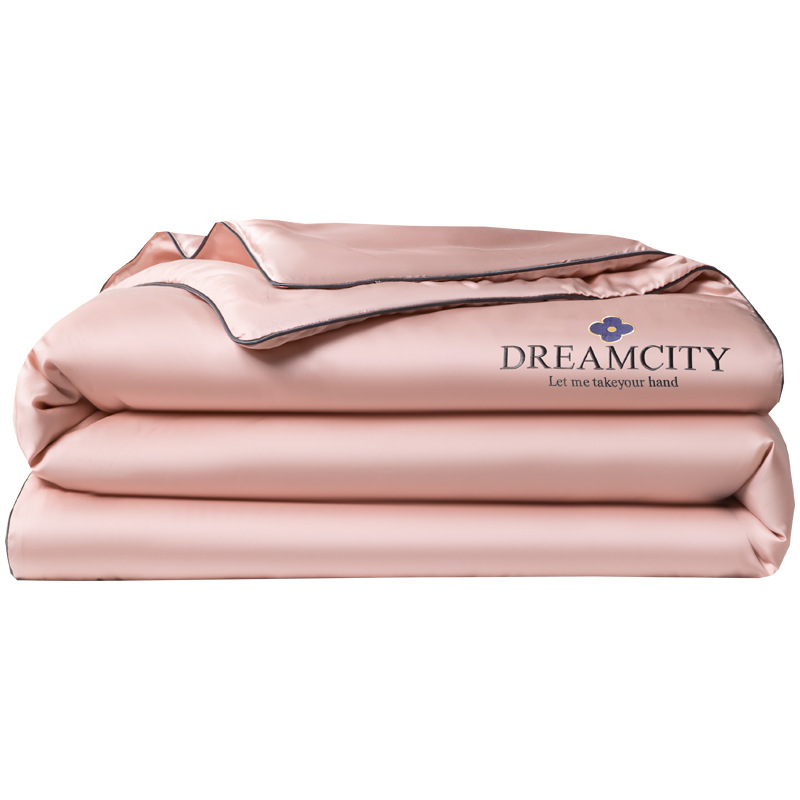 Picture of Class a Light Luxury Washed Ice Silk Summer Quilt Four-Piece Set Air-Conditioned Quilt Embroidered Summer Cool Quilt Three-Piece Set Summer Thin Quilt Ins