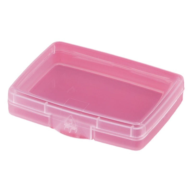 New Spot Card Powder Puff Conjoined Flip Plastic Box Pp Box Transparent Packaging Box