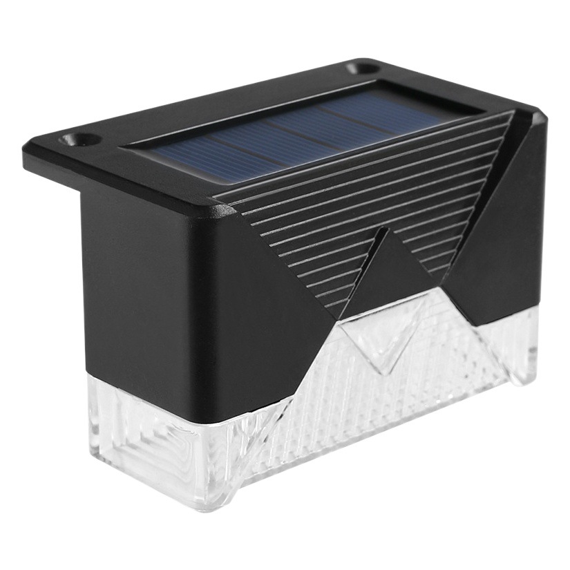 Solar garden lamp stair small wall lamp balcony ladder lamp outdoor garden rainproof decorative layout fence lamp