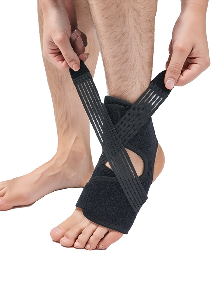 Picture of Sports Ankle Braces to Stabilize Men's and Women's Ankles, Joint Straps to Assist in Supporting and Reinforcing Ankle Braces on Both Sides