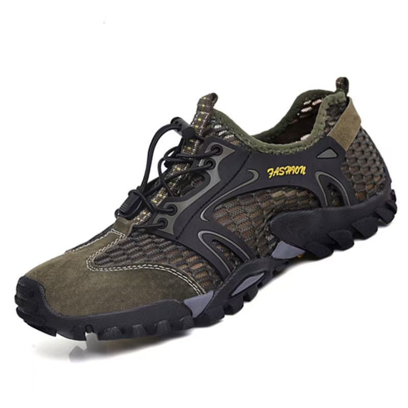 Picture of 2025 Summer New Outdoor Shoes Hiking Shoes Men's Mesh Men's Shoes Non-slip Quick-drying Hiking Shoes Wading Shoes