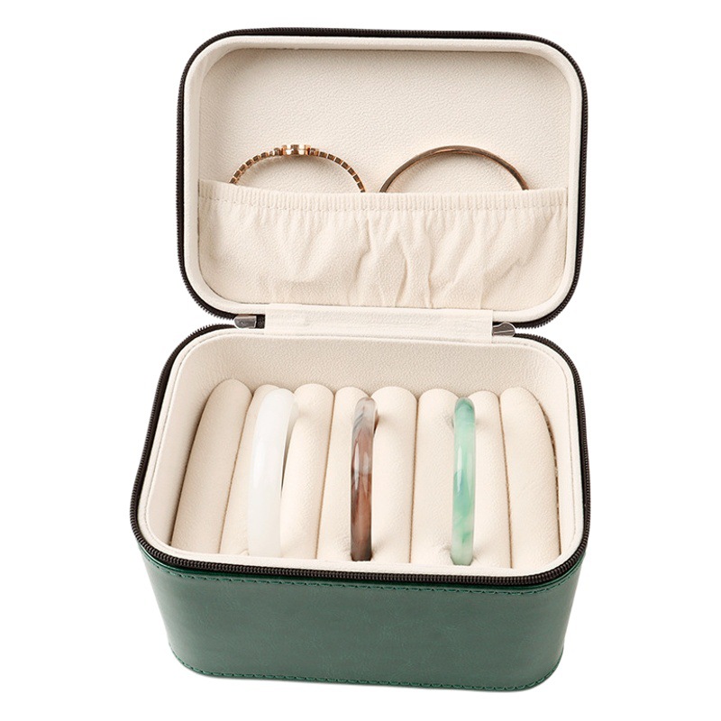 Zipper bracelet jewelry box multiple ring pendant jewelry storage display jewelry box earrings necklace jewelry box