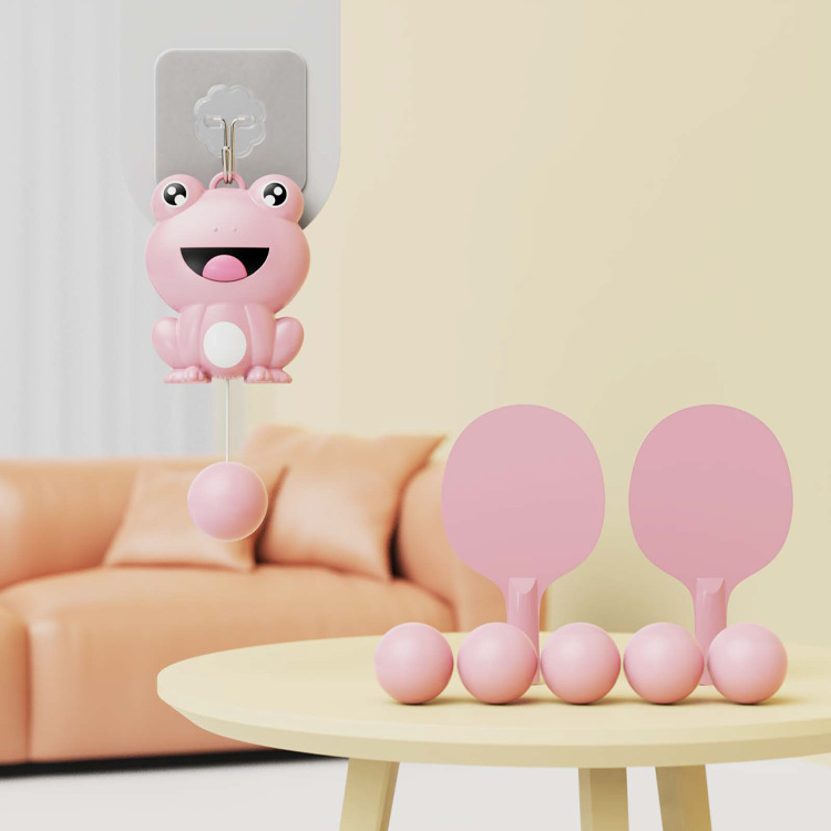 Picture of Hanging Frog Table Tennis Training Device Home Children's Parent-Child System Exercise Vision Attention Hand Touch High Fitness
