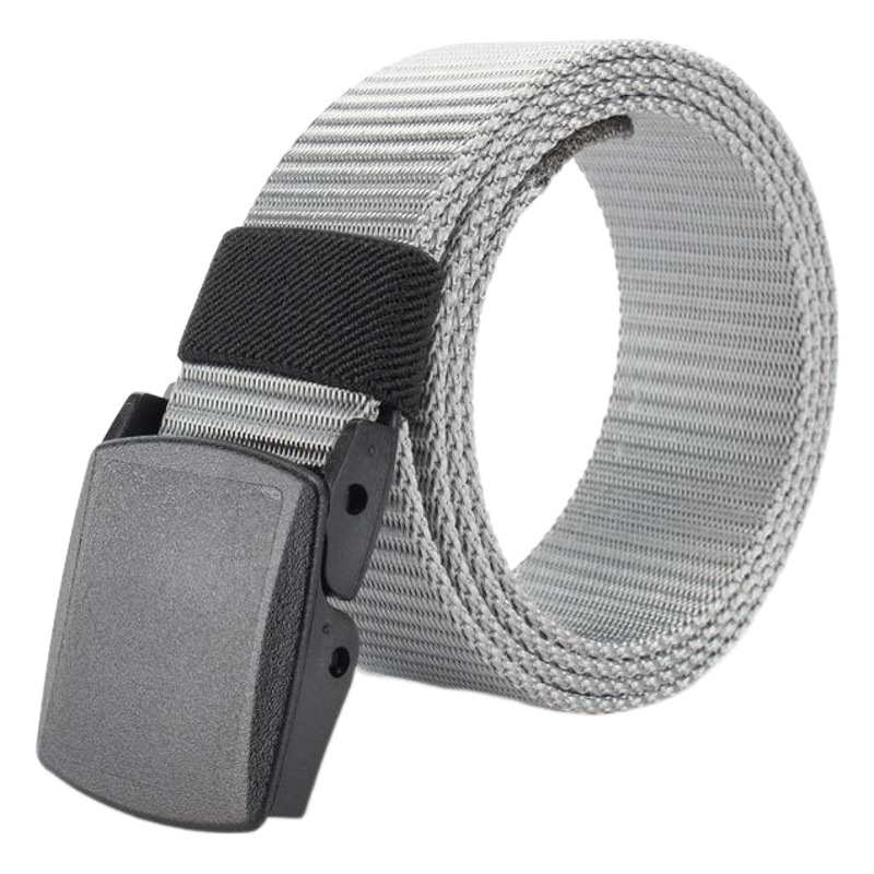 Factory supply creative nylon belt casual simple metal-free buckle thick canvas belt spot wholesale