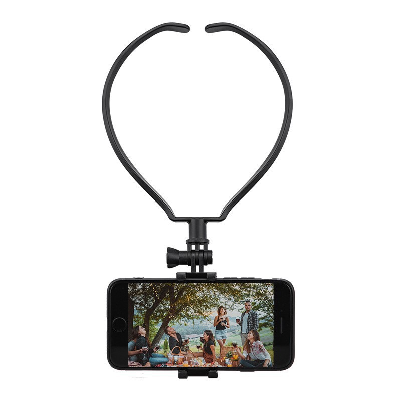 Picture of Chest Hanging Neck Mobile Phone Bracket First Person View Live Fishing Ride Outdoor Live Mobile Phone Hanging Neck Bracket