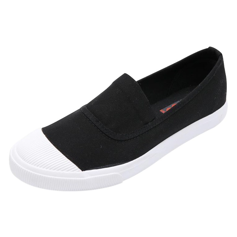 Autumn 2020 New Soft-soled White Shoes Men's Round Toe Solid Color Shallow One-step Canvas Shoes Men's Casual Shoes for Students