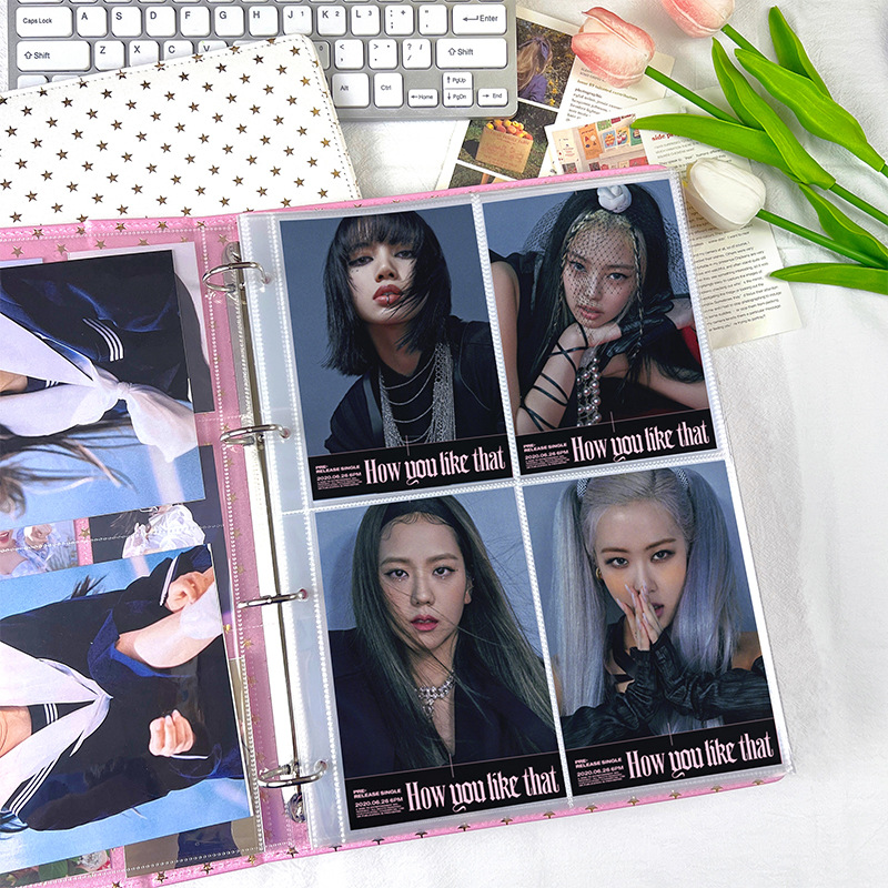 Picture of Photo Album Refill Pages A4 Binder Loose-Leaf Replacement Pages 1-Slot 2-Slot 4-Slot 9-Slot Pp Storage Card Album for Id Photos