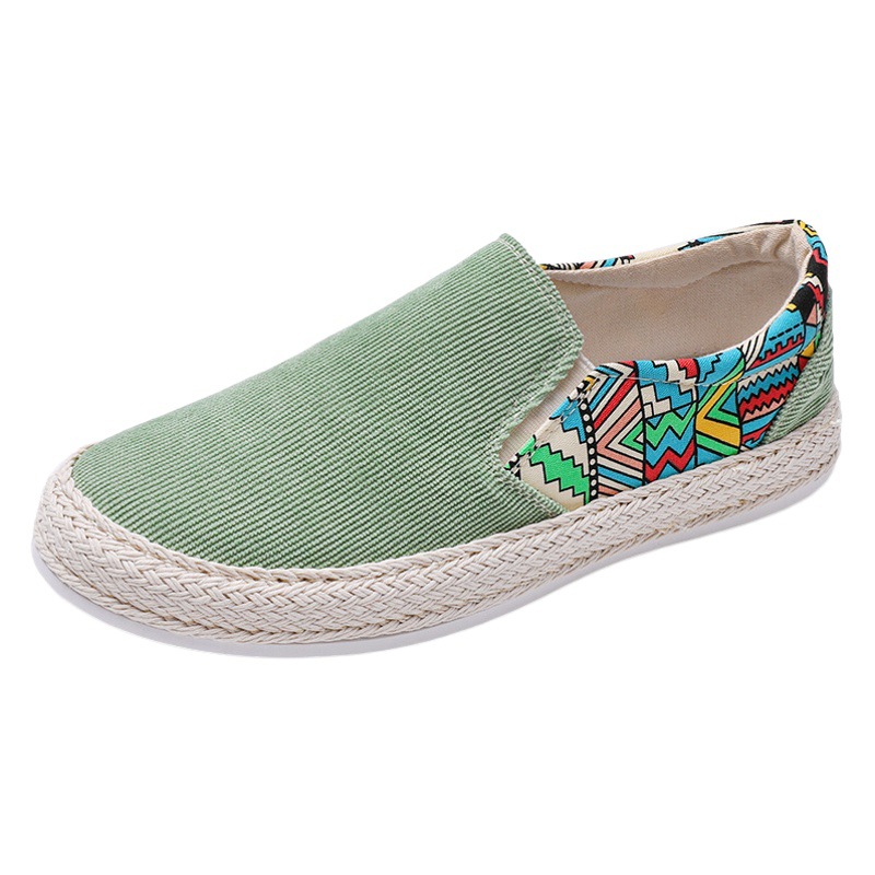 Cloth Shoes for Men 2025 New Summer Breathable Casual Slip-On Thousand-Layer Sole Handmade Men's Old Beijing Canvas Sneakers