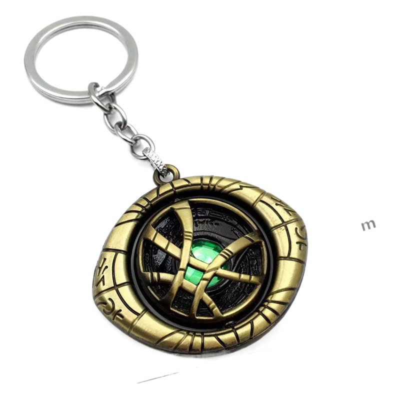 Creative Cartoon Avengers Doctor Strange Keychain Argo Eye Doctor Strange Rotatable Pendant