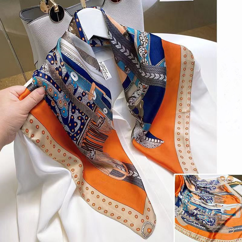 Korean fashion 70cm small square scarf scarves women accessories professional decorative scarf gift sunscreen scarf scarf wholesale