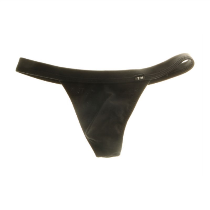 New TM breathable Men's thong low waist thin stretch cotton color matching sexy men's thong underwear T pants breathable