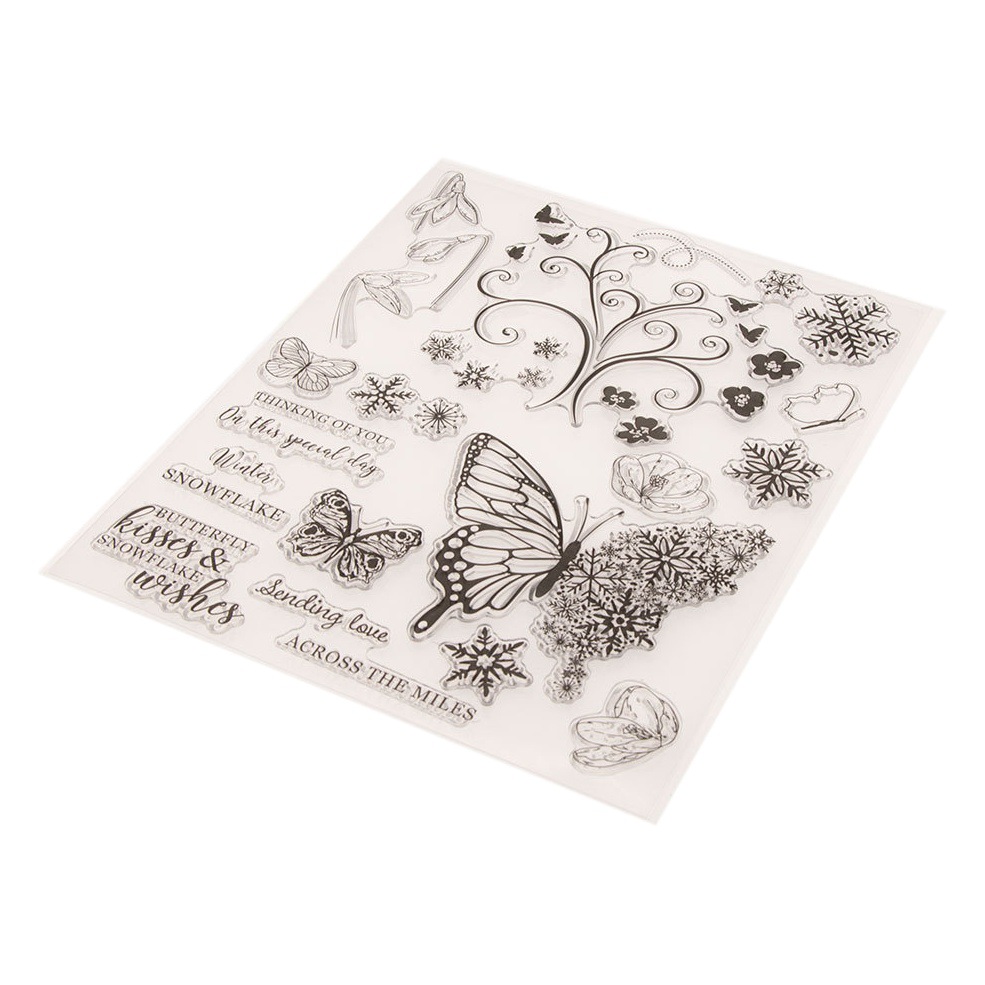 Transparent seal DIY hand account transparent seal rubber stamp Christmas T1978
