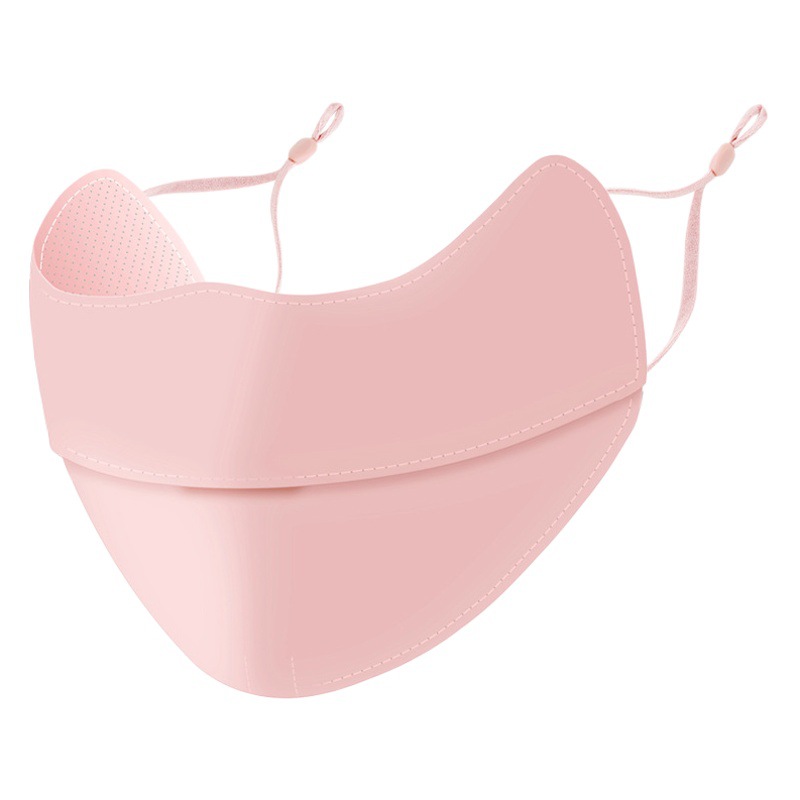 Summer Women's Ice Silk Sunscreen Face Gini Outdoor Riding Sunshade Opening Breathable Eye Corner Gradient Mask