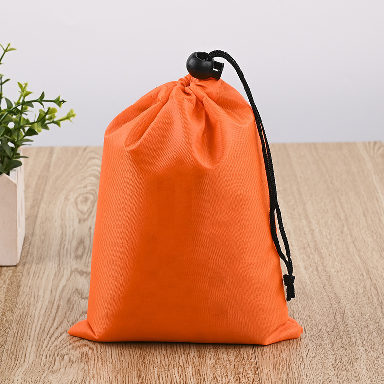 Picture of Simple Drawstring Bag Polyester Drawstring Pocket Lightweight Portable Storage Dust Bag Organizer Bag Outdoor Sports Handbag