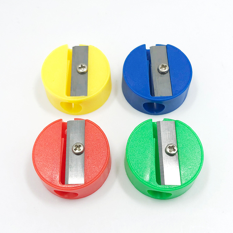Picture of Mini Single Hole Multi-Color Small Pencil Sharpener Small Pencil Sharpener for Kidsren Primary School Students Pencil Sharpener Manual Plastic Pencil Sharpener