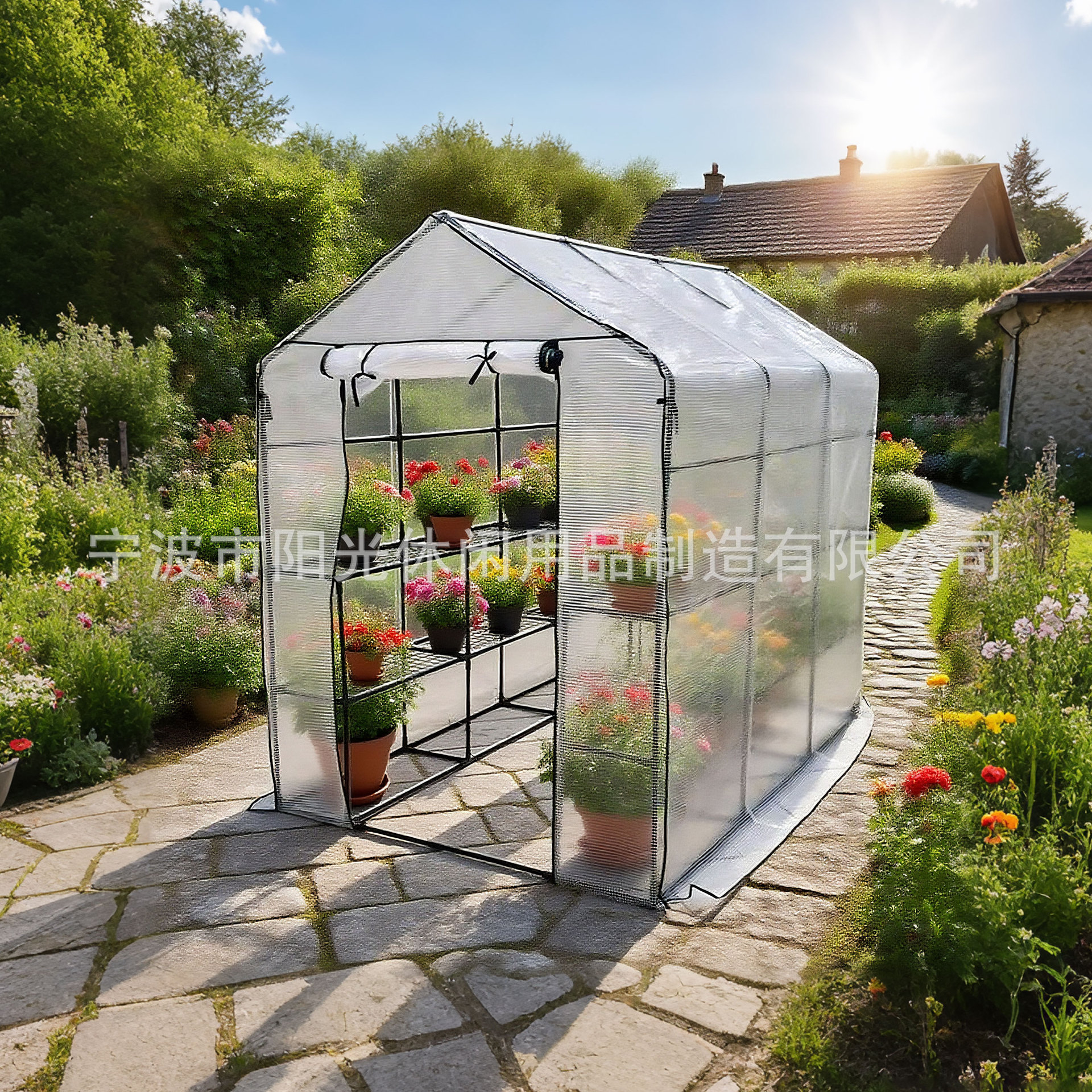 Picture of Balcony greenhouse outdoor greenhouse insulation shed garden courtyard fleshy seedling triangle plum warm cover a generation of hair