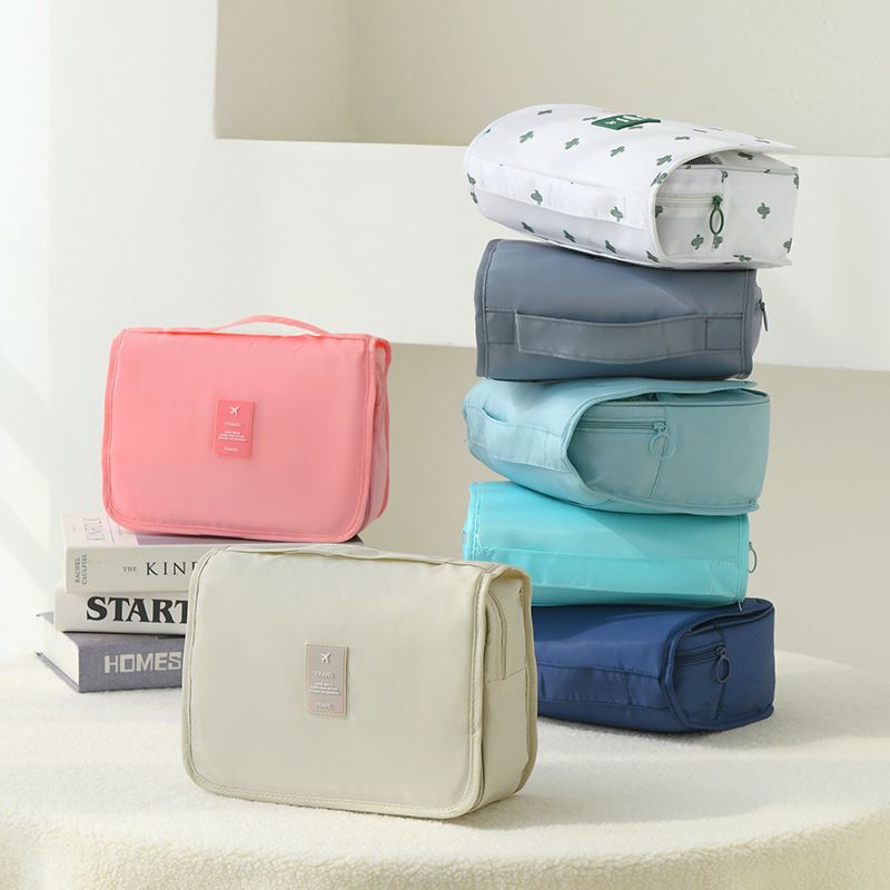 Toiletries Bag, Cosmetic Bag, Women's Portable Large-Capacity Carry-On Organizer, Simple Men's Travel Waterproof Cosmetics Bag