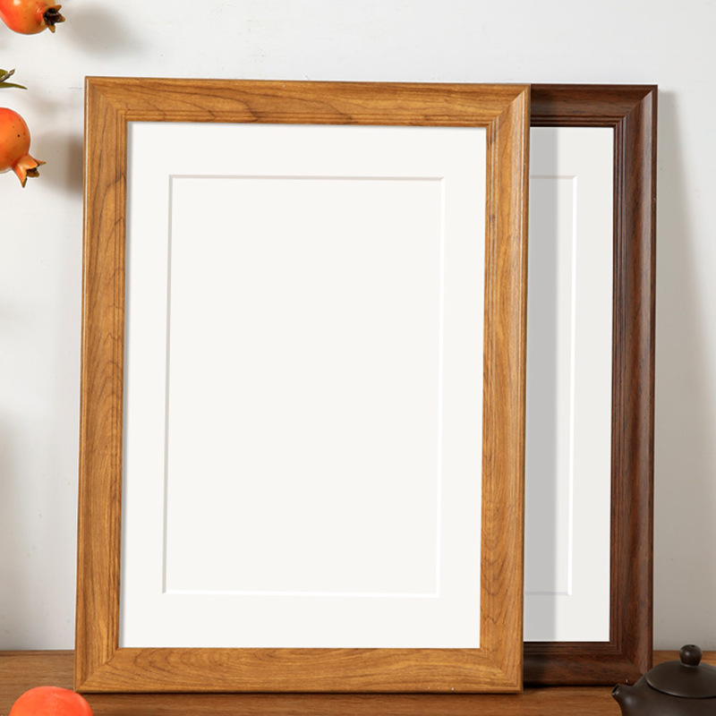 Blank calligraphy photo frame wall diy frame mounted a3a4 handwritten brush calligraphy frame 7 8 inch frame table