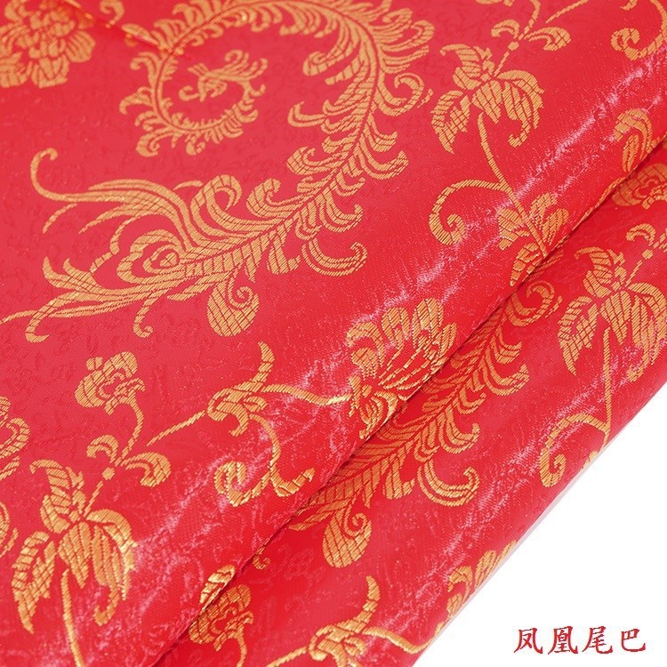 Picture of 150cm Wide Packaging Box Gift Box Multicolor Chinese Dragon Pattern Jacquard Cloth Ancient Dress Small Dragon Brocade