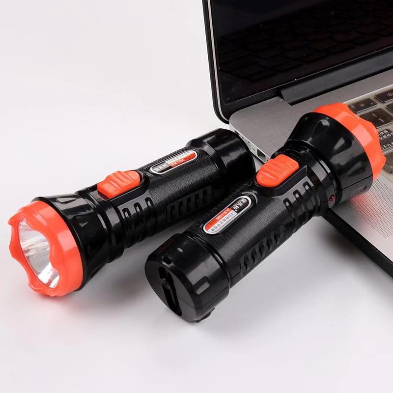Hotel Room Rechargeable Household Flashlight Strong Light Long-Range Outdoor Camping Style Hotel Fire Waterproof Portable Led