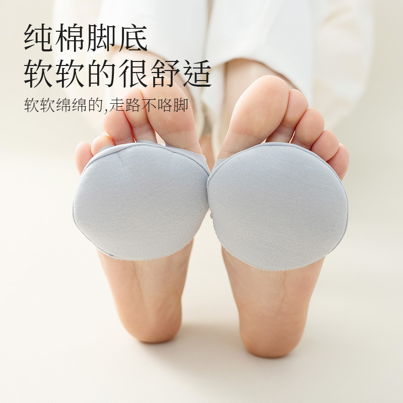 Picture of Spring and Summer Invisible Foot Socks, Sandal Socks, Women's Half Socks, Forefoot Pads, Open Toe Socks, Non-Slip Toe Socks Wholesale