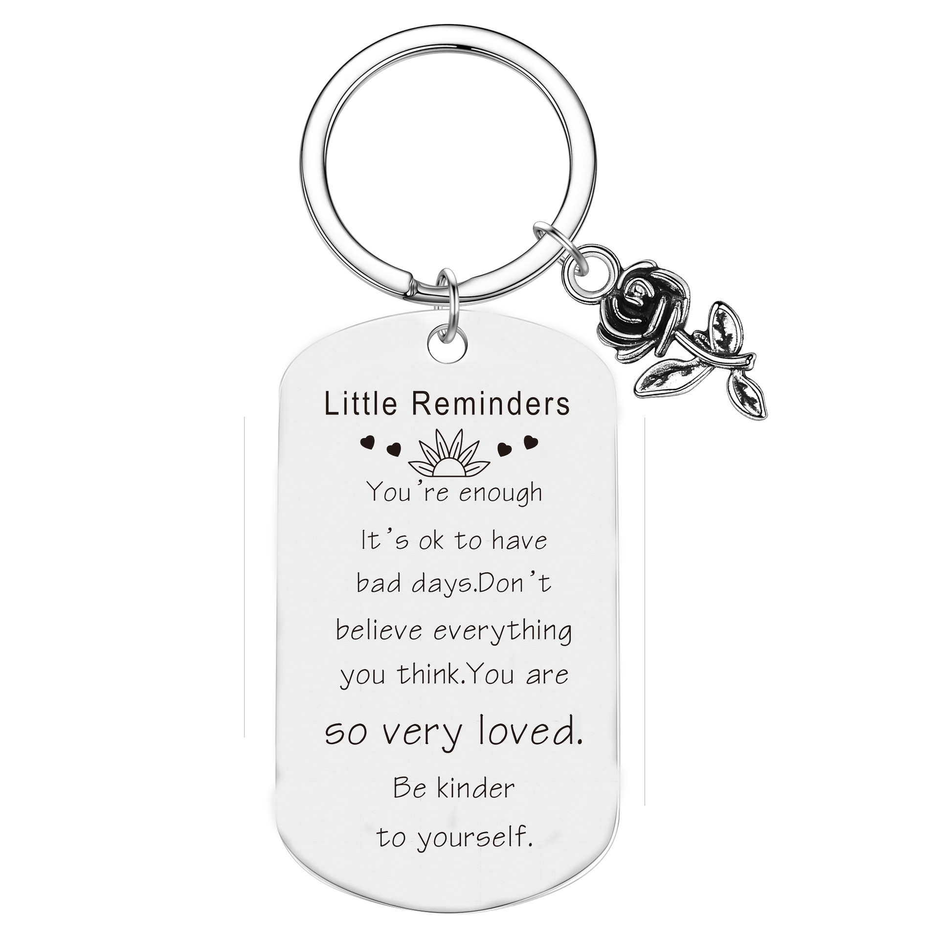 You enough its OK to have laser engraved stainless steel keychain