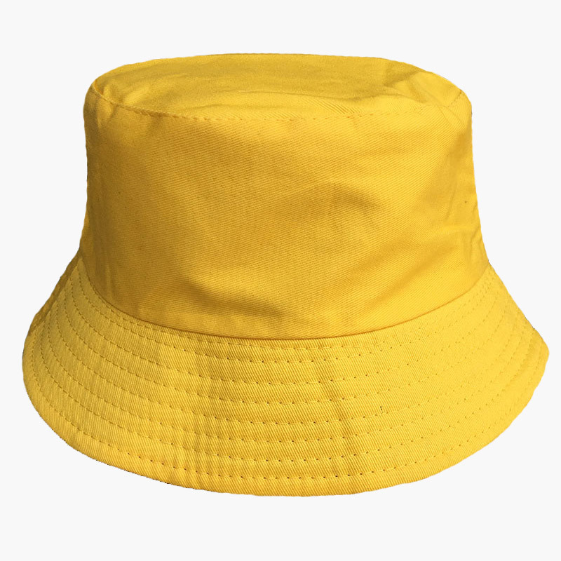 Picture of Cross-border adult fisherman hat solid color custom logo embroidery printing fisherman hat sunshade light plate custom basin hat