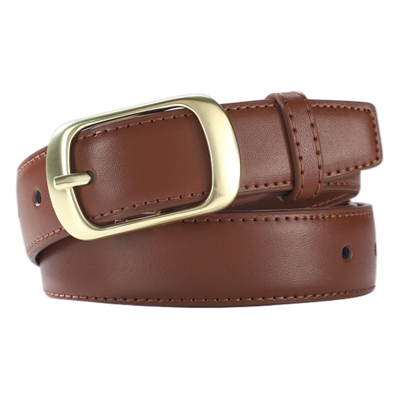 Women's Belt High-end All-match Korean-style Retro Belt Women's Suit Jeans Belt Women's Genuine Leather in stock