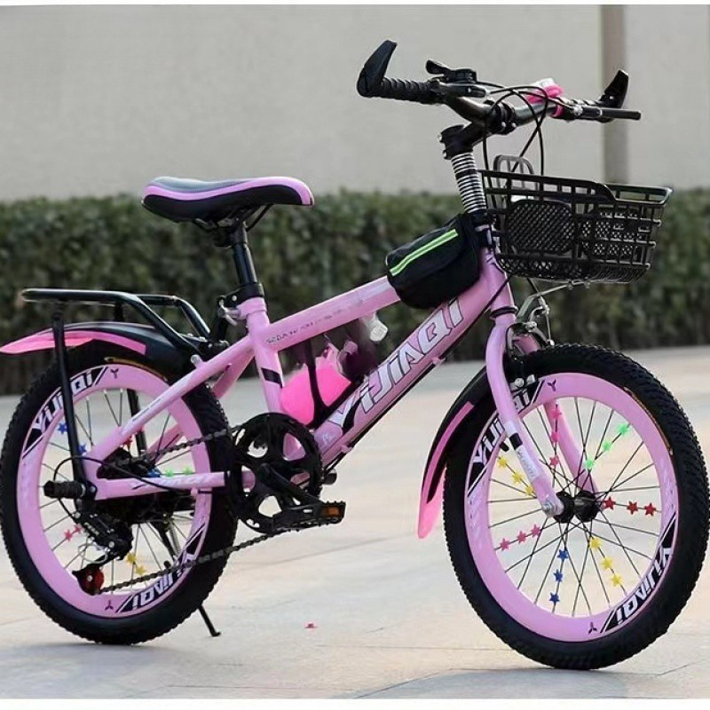 Bicycle: Children, boys, girls, 6 to 12 years old, variable speed mountain bikes, medium and adult children, 18/20/22 inch student bicycles