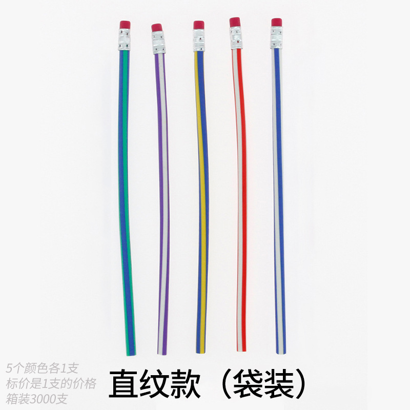 Picture of Folding Continuous Pencil Writing Continuous Soft Pencil New Strange Bendable Toy Pen Creative Deformation Pen Stationery Award Gift